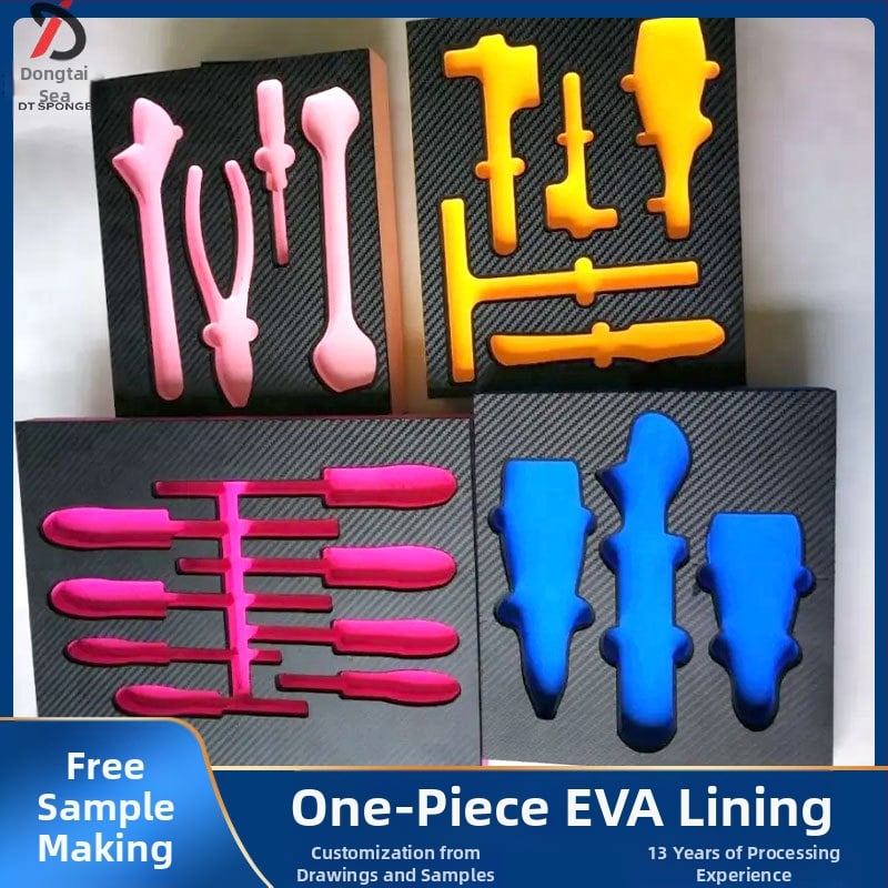 Tavă internă EVA personalizată cu spumă antistat, inserție EVA monobloc pentru bagaj