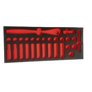 căptușeală EVA și suport interior pentru cutii de unelte, cadouri și bijuterii, gravare CNC, design bicolor