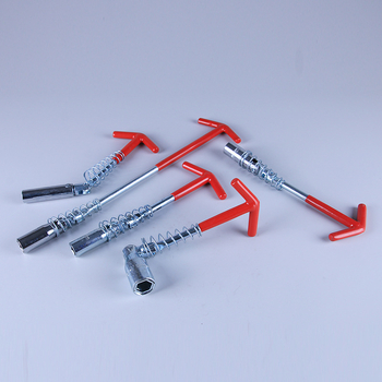 Cheie pentru bujii cu soclu – instrument de demontare și montaj pentru reparații auto, soclu universal hexagonal în formă de T, oțel cu carbon înalt, acoperire din plastic