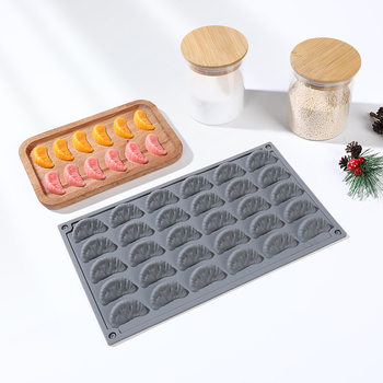Formă din silicon pentru mousse cu portocale și ciocolată, seria fructelor, calitate alimentară, rezistentă la temperaturi înalte, demoldare facilă, pentru coacere