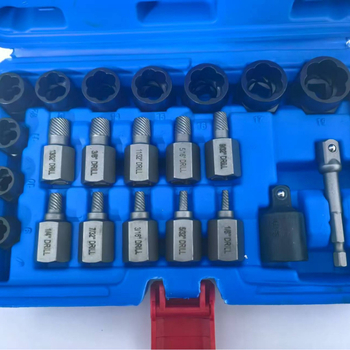 Set de 23 de piese, trusă de unelte pentru repararea anvelopelor, anti-furt, pentru demontarea piulițelor deteriorate ale roților, cheie manuală, cheie hexagonală