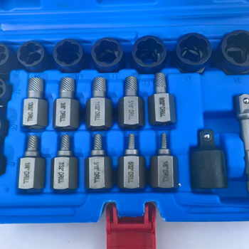 Set de 23 de piese, trusă de unelte pentru repararea anvelopelor, anti-furt, pentru demontarea piulițelor deteriorate ale roților, cheie manuală, cheie hexagonală