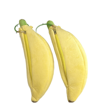 Penar banană, stil Instagram, organizator pluș pentru rechizite, cu capacitate mare, pentru fete și elevi
