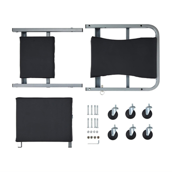 Scaun pliabil pentru reparații auto, multifuncțional, 36 inch, bancă de lucru