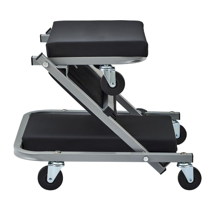 Scaun pliabil pentru reparații auto, multifuncțional, 36 inch, bancă de lucru