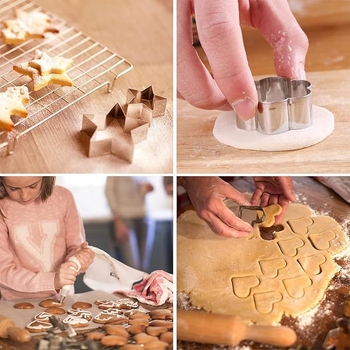Formă de biscuiți din oțel inoxidabil pentru coacere acasă