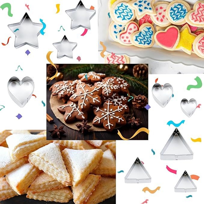 Formă de biscuiți din oțel inoxidabil pentru coacere acasă