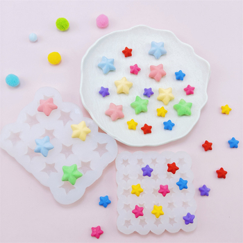 Formă din silicon în formă de stea pentru ciocolată, fondant și decorarea torturilor
