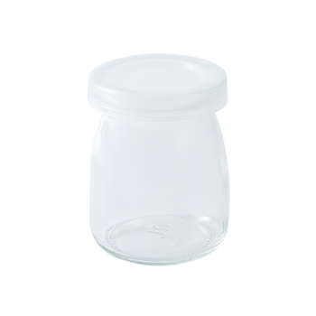 Borcan pentru budincă cu capac pentru uz casnic, formă de jeleu caramel pentru coacere, sticlă rezistentă la temperaturi înalte pentru cuptor, cupe de iaurt cu capac