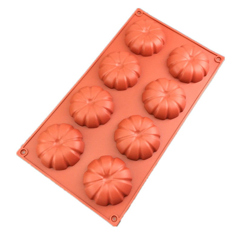 Formă din silicon alimentar pentru gogosile cu dovleac și prăjituri din orez, pentru aburire și coacere, uz casnic și comercial