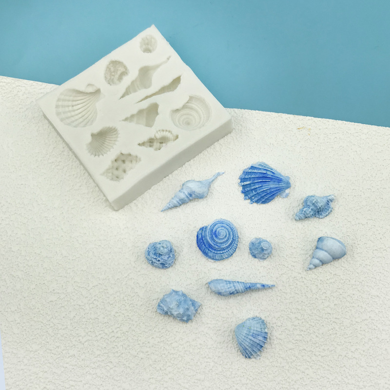 Matrițe din silicon pentru fondant și ciocolată, temă marină