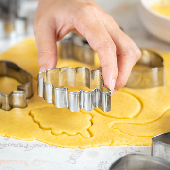 Formă din oțel inoxidabil pentru fondant cu model fructat pentru biscuiți