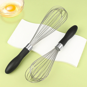 Tel manual din oțel inoxidabil pentru ouă, 10–12 inch, ustensile de cofetărie