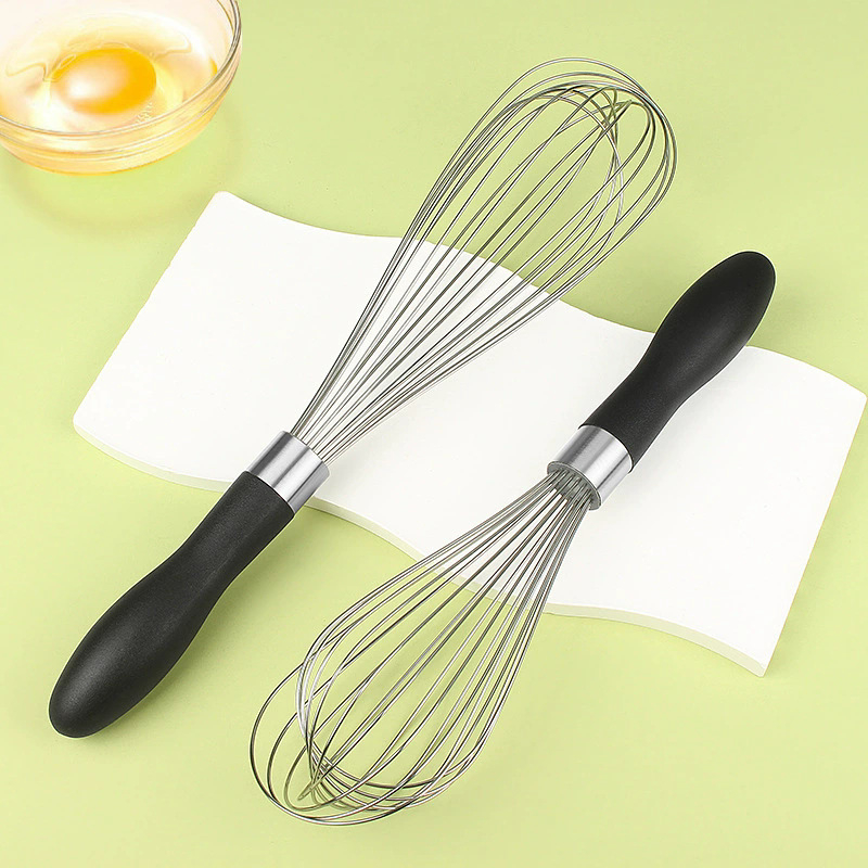 Tel manual din oțel inoxidabil pentru ouă, 10–12 inch, ustensile de cofetărie