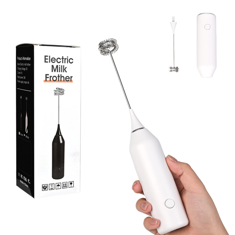 Aparat mini de spumare a laptelui, portabil, wireless, electric, pentru cafea și uz casnic