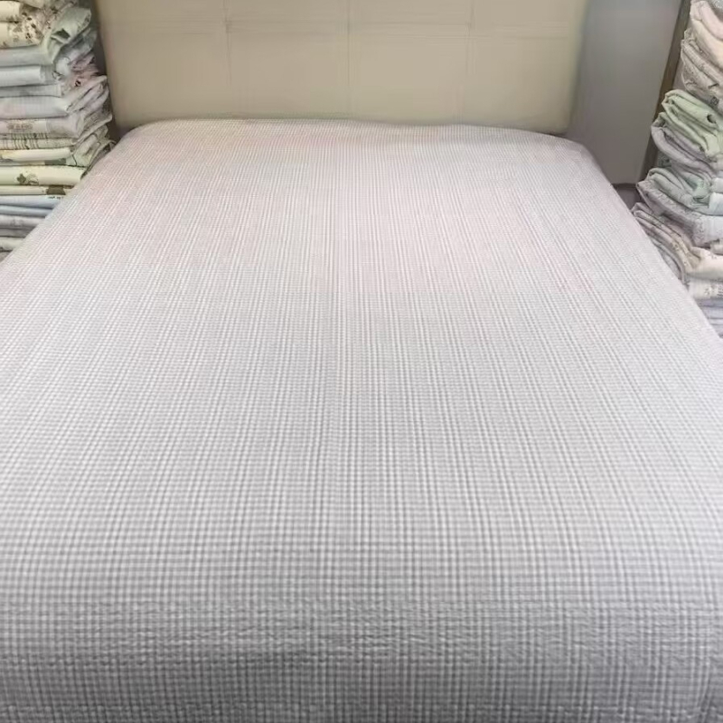 Stil coreean, acoperire de pat cu două fețe, set de trei piese, lavabilă la mașină, quiltat, cu model floral pentru tatami