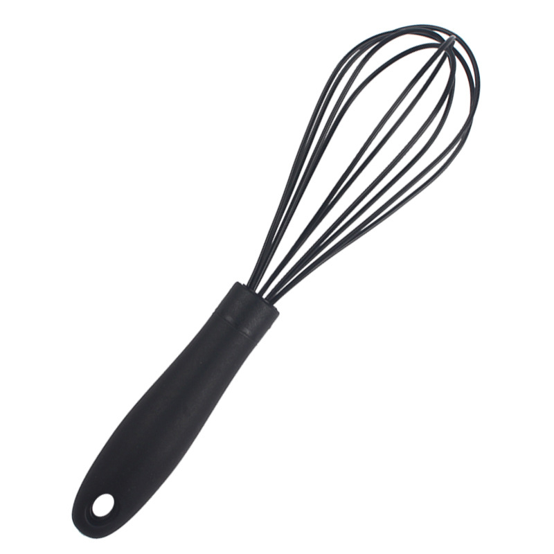 Amestecător de ouă din silicon, 10 inch, cu mâner din cauciuc, pentru coacere