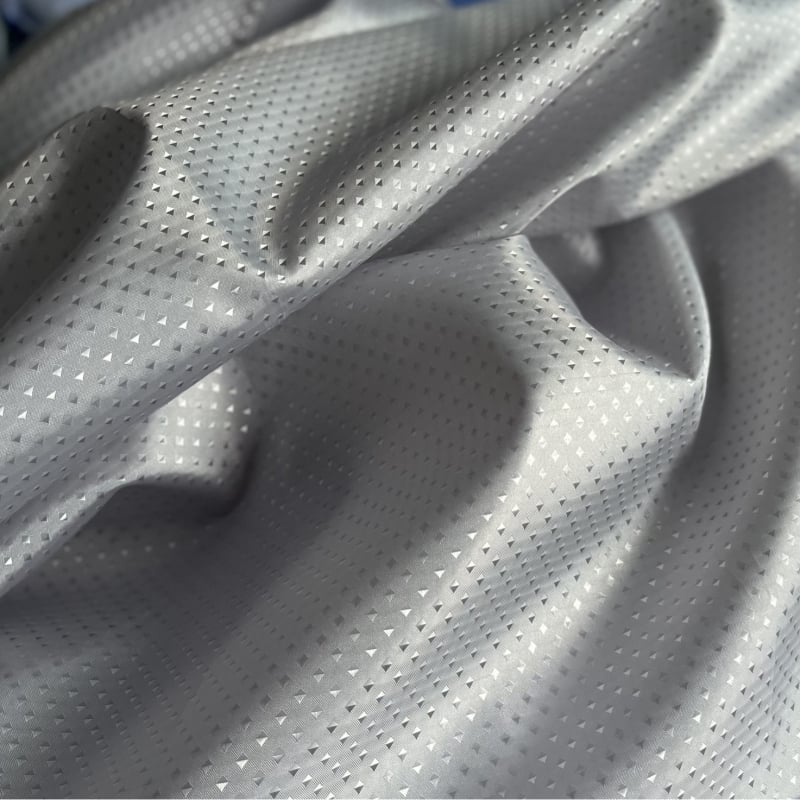 Cortină de duș din poliester pentru baie, stil luxuos, impermeabil, model cu puncte diamant, dimensiuni 1,8x1,8 m sau 1,8x2 m