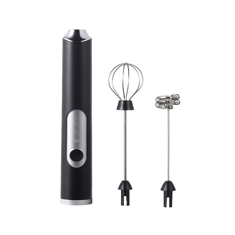 Spumător de lapte electric pentru cafea, amestecător de lapte și tel pentru ouă, fără fir, 3 trepte, model J-3/J-5