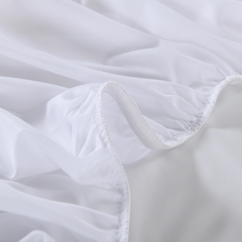 Set cuvertură de pat tricotată cu cearșaf elastic, protecție inteligentă pentru saltea, tip split dublu