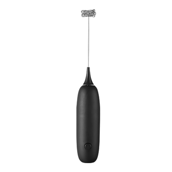 Spumător de lapte cu baterie, mini mixer de cafea, oțel inoxidabil 304, imprimare logo disponibilă