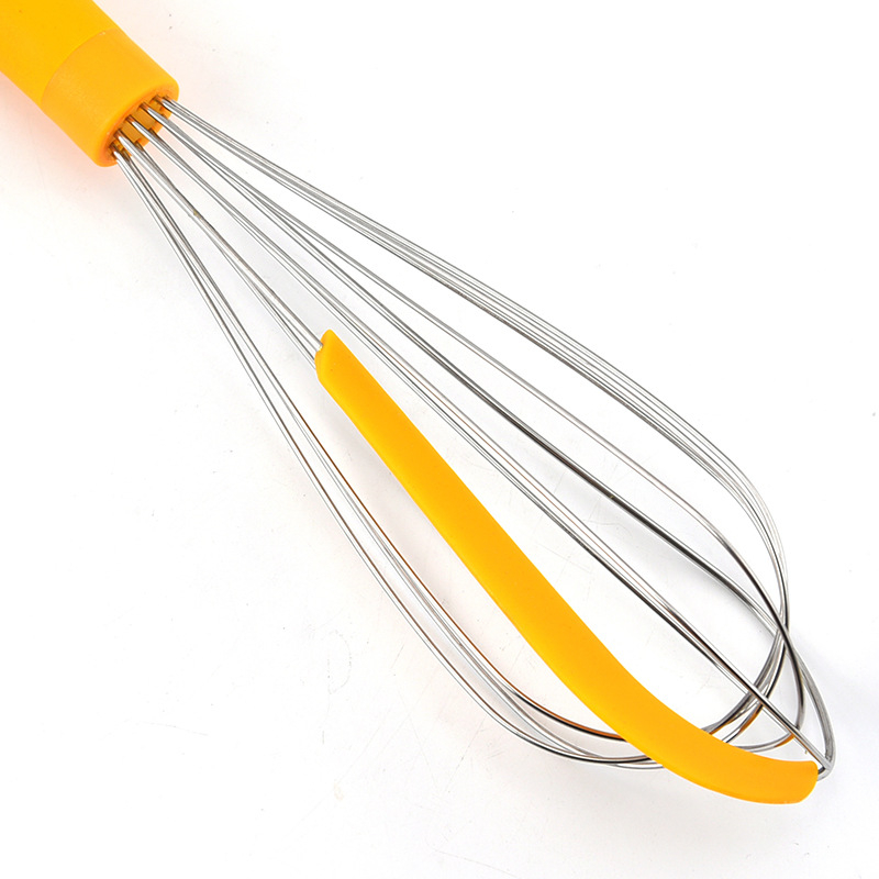 Bețișor de ou din oțel inoxidabil cu răzuitor, tel manual pentru cremă și ouă, ustensile de patiserie