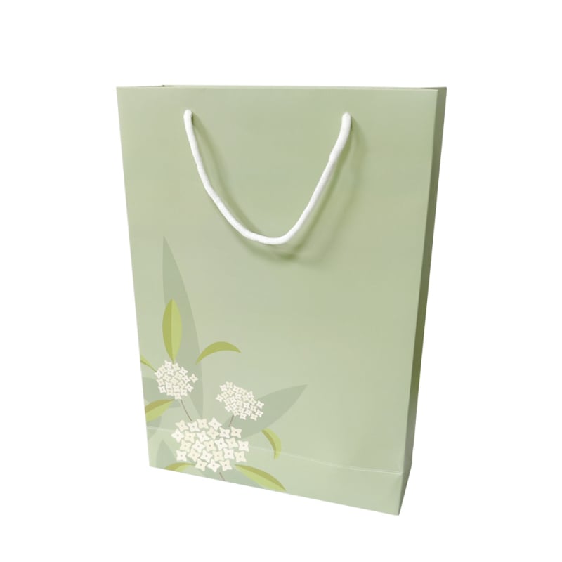 Geantă cadou din hârtie, personalizată, pentru îmbrăcăminte, cu imprimare a logo-ului