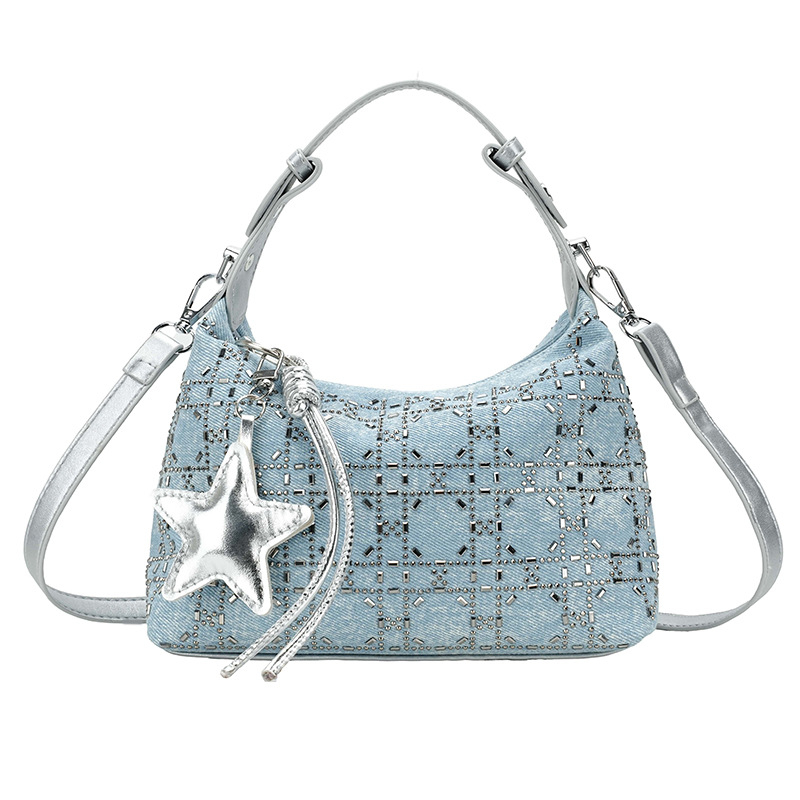 2025 ljetna modna crossbody torba s rivetima, casual minimalistička ženska mala torba