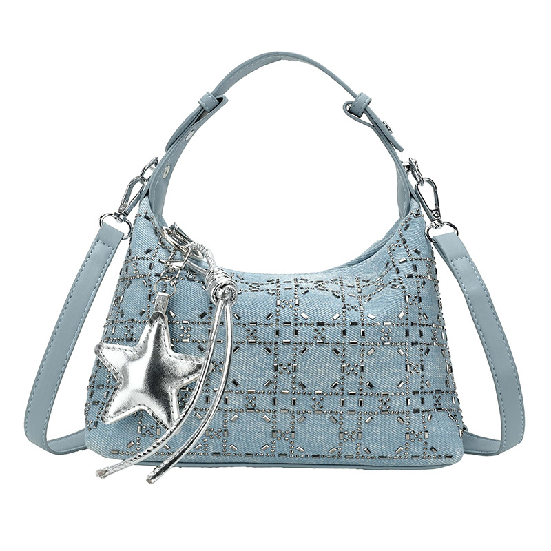 2025 ljetna modna crossbody torba s rivetima, casual minimalistička ženska mala torba