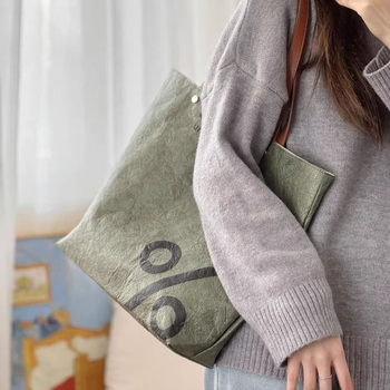 DuPont Paper vintage vodootporna tote torba za žene, velika zapremina, torba za rame za svakodnevnu upotrebu