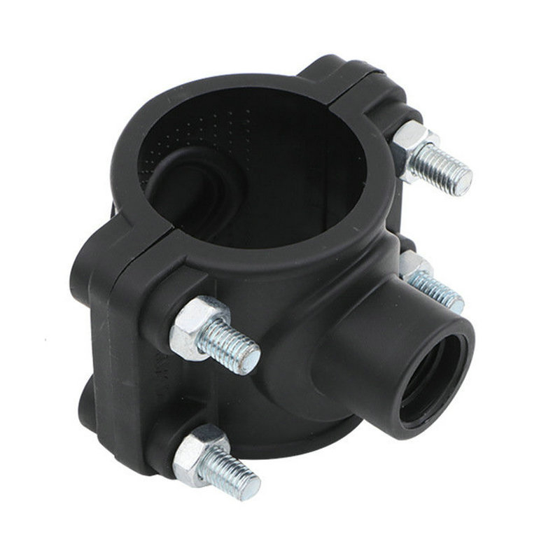 Conector PE pentru șa cu filet intern, distribuitor de apă pentru irigare prin picurare, 20–63 mm