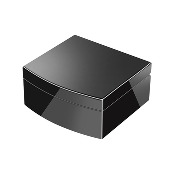Cutie pentru ceas, cutie cadou, cutie din lemn negru lucios pentru bijuterii, ambalaj accesorii