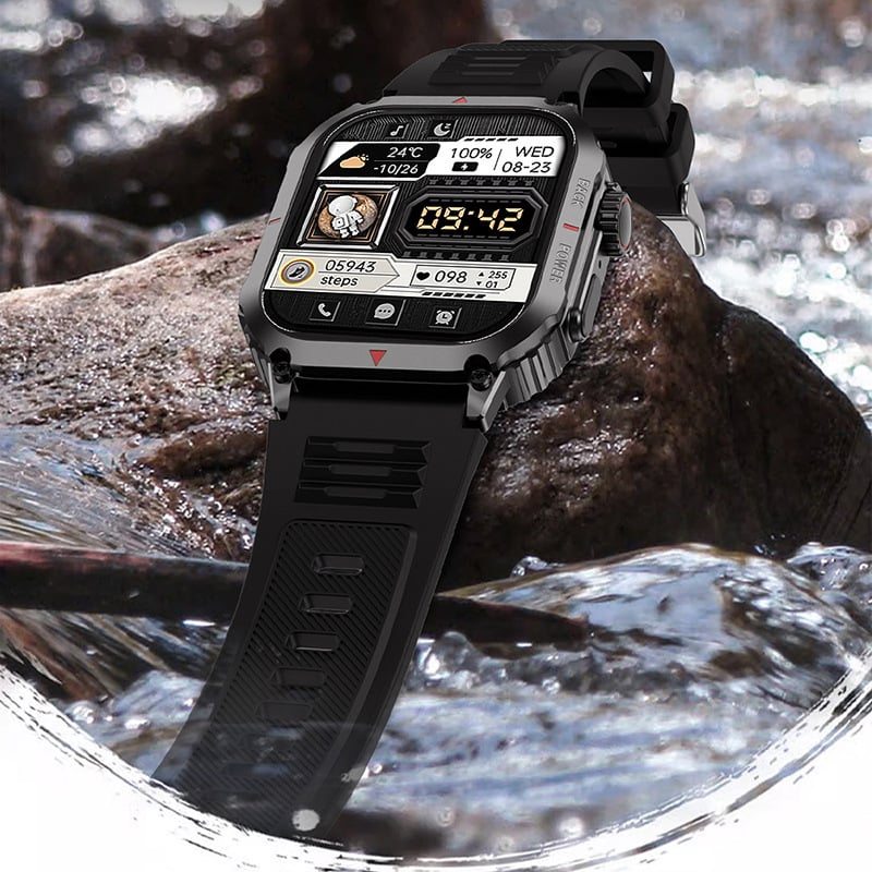ZW66 Смарт часовник с Bluetooth разговори, push известия, изтегляне на циферблата, измерване на сърдечен ритъм и крачкомер