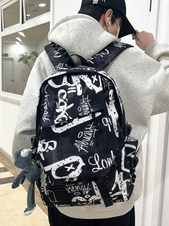 Unisex ruksak velikog kapaciteta, Harajuku stil, moderno školsko i sveučilišno torba