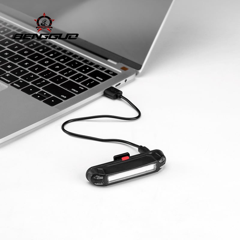 USB punjiva biciklistička svjetiljka sa upozoravajućim svjetlom, dvobojno stražnje svjetlo i prednje svjetlo za planinske i cestovne bicikle
