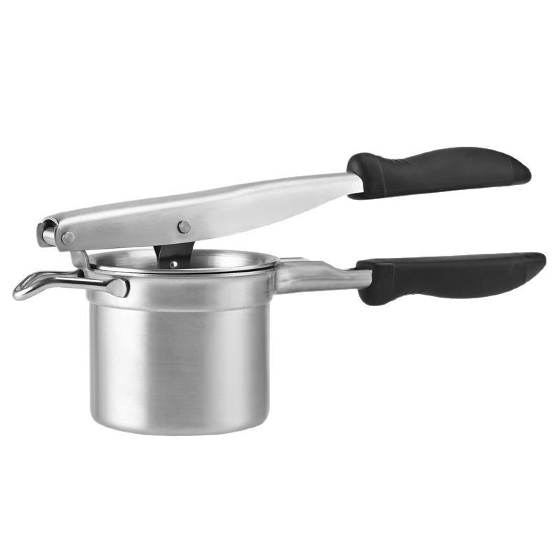 Presă manuală de suc din oțel inoxidabil, zdrobitor de cartofi și storcător de fructe