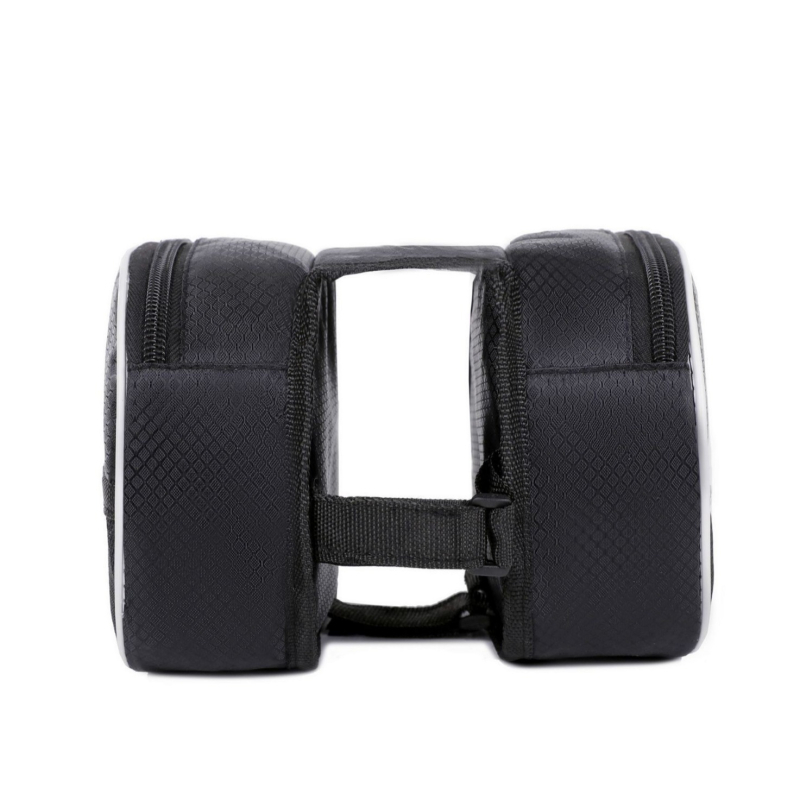 Prednja torbica za okvir bicikla, MTB platnena spremišna torba s pretincem za telefon