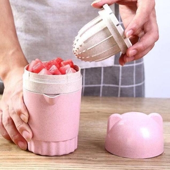 Storcător manual mini în cupă portabilă – stoarcere dublă