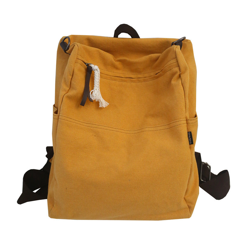Unisex ruksak od opranog platna, gradski stil, kapacitet 20–35 L, pogodan za 13-inčni laptop, Harajuku nadahnuti modni ruksak