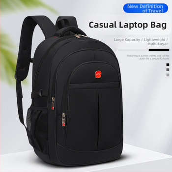 Nylon ranac velike kapacitete 36–55 L, za poslovna putovanja i svakodnevnu upotrebu, minimalistički jednofarbni dizajn, kompatibilan s 13-inčnim prijenosnikom