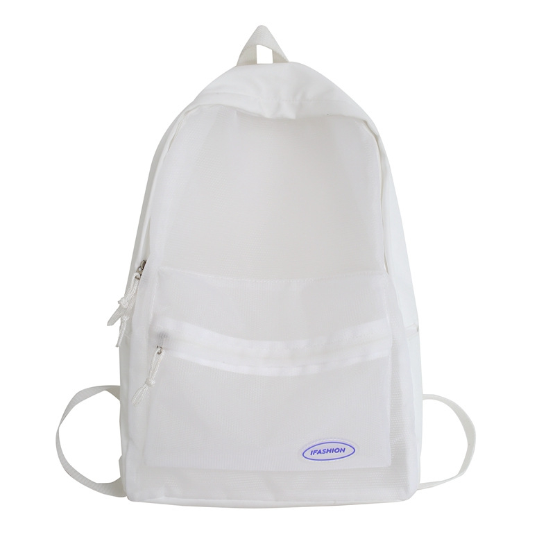Proziran minimalistički ruksak, unisex, velik kapacitet, za školu i putovanja, japanski stil.