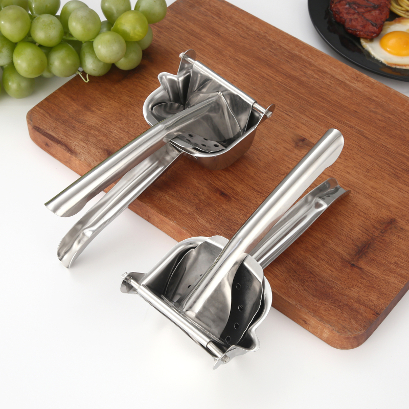Storcator manual din otel inoxidabil pentru uz casnic, presa pentru lamai si portocale, storcator de fructe multifunctional, ustensila de bucatarie