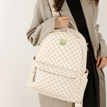 Unisex ruksak velike kapacitete, PU, 20–35 L, vodootporan, za 14-inčni laptop, japanskog stila, svakodnevna kampus torba, uzorak slova