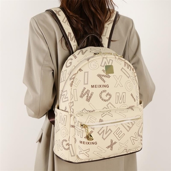 Unisex ruksak velike kapacitete, PU, 20–35 L, vodootporan, za 14-inčni laptop, japanskog stila, svakodnevna kampus torba, uzorak slova