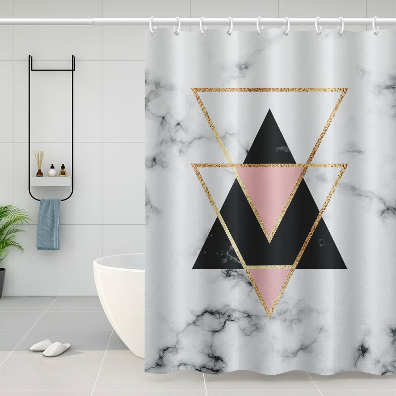 Cortină de duș din poliester impermeabil, serie fructe, imprimare digitală, personalizare cu imagine proprie