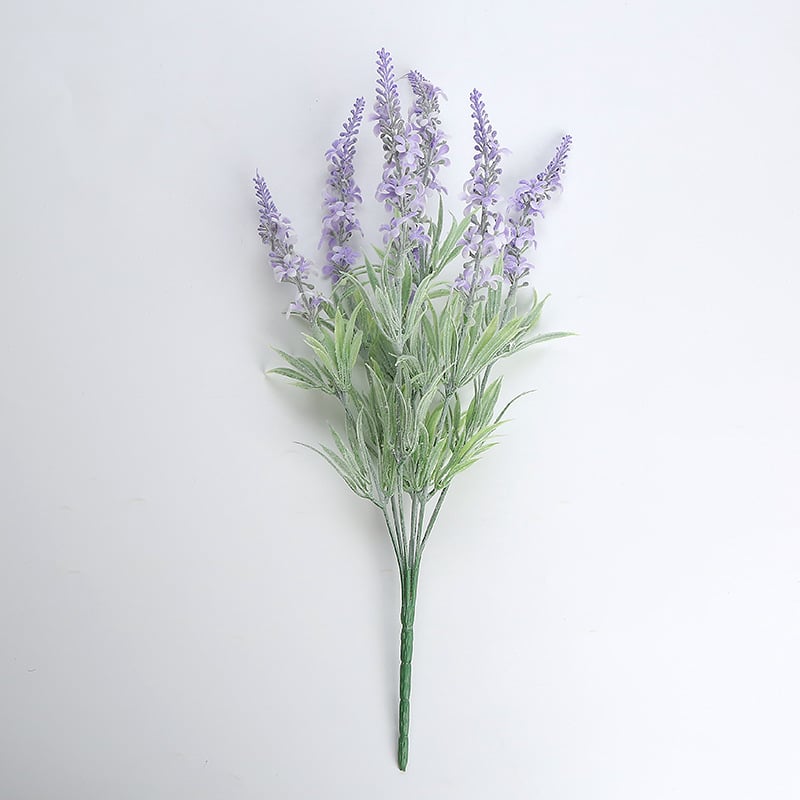 Flori artificiale lavandă din plastic pentru decor de nuntă; paravan floral despărțitor, aranjament în ghiveci