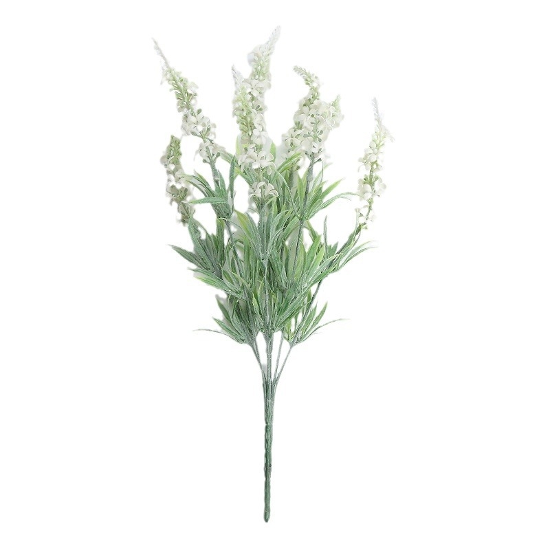 Flori artificiale lavandă din plastic pentru decor de nuntă; paravan floral despărțitor, aranjament în ghiveci