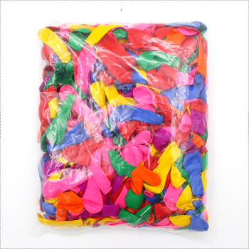 Balonașe de apă colorate pentru copii, dimensiune mini 3, set de 500, din latex