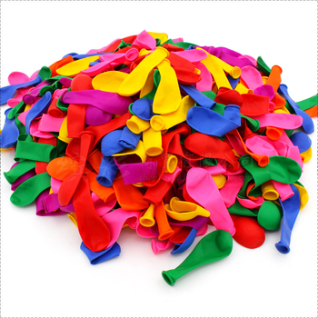 Balonașe de apă colorate pentru copii, dimensiune mini 3, set de 500, din latex