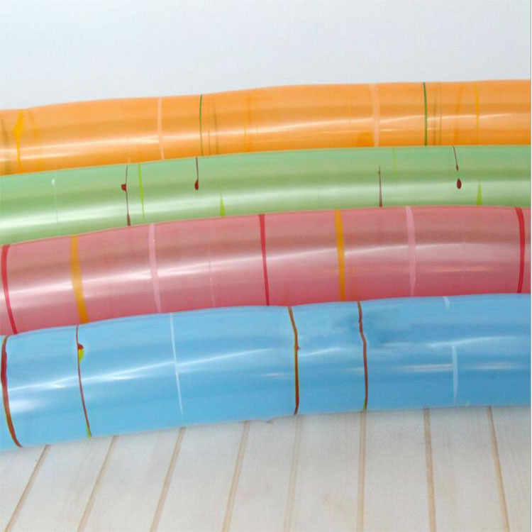 Balon din latex în formă de rachetă pentru copii, cu sunet și zbor, balon lung cu dungi